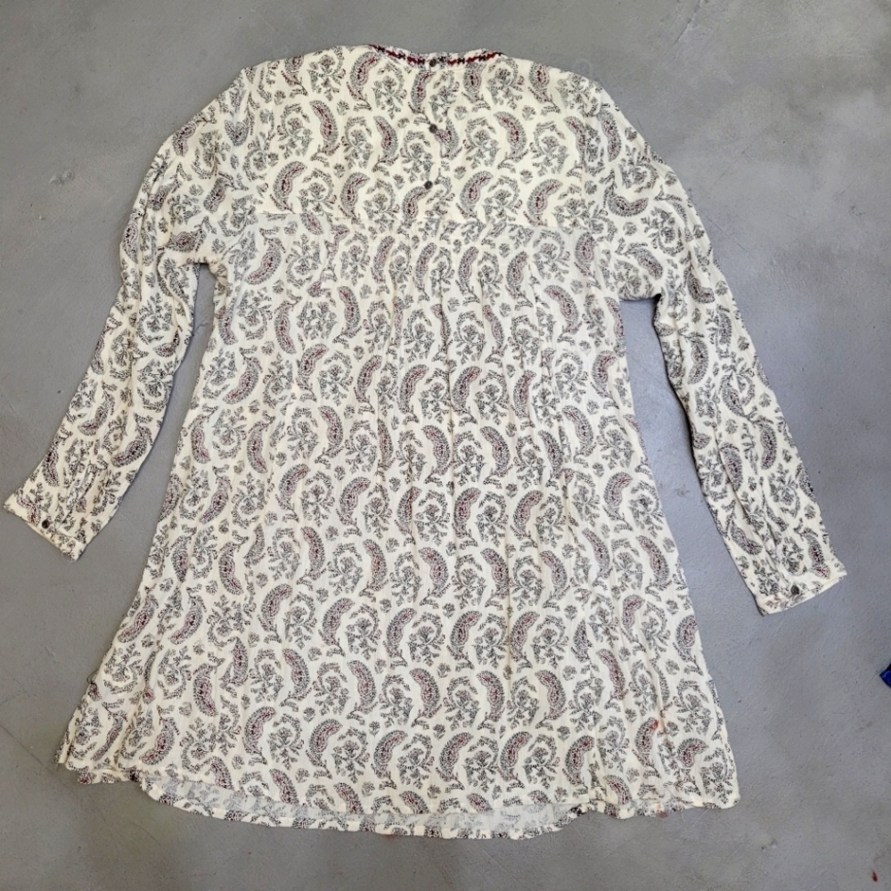 [NWOT] ZARA kids Embroidery Paisley Tunic Top Girl Size 13/14 - Picture 5 of 10